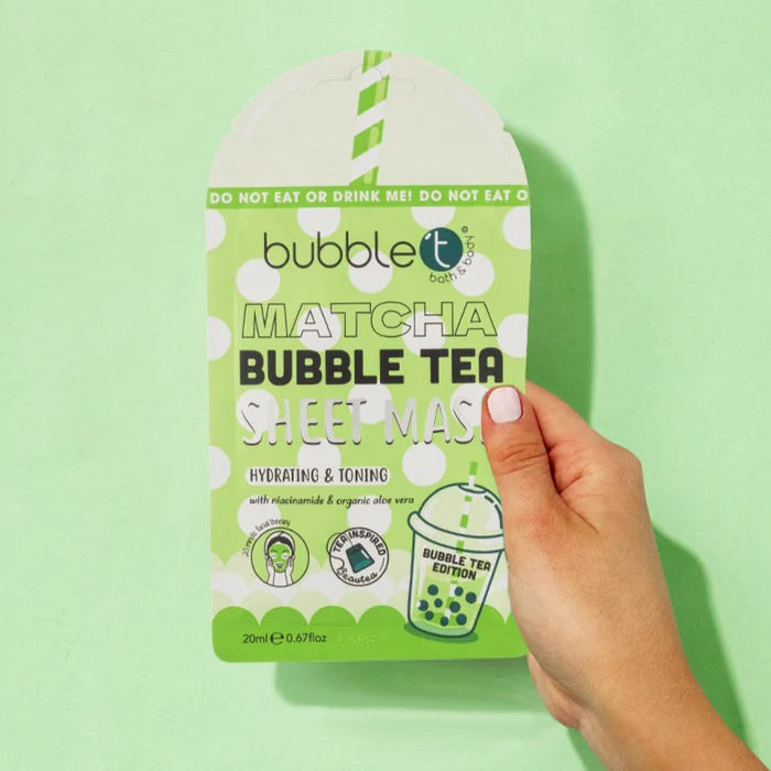 bubble-tea-matcha-sheet-mask
